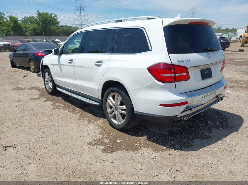 2017 Mercedes-benz Gls-klasse VIN 4JGDF6EE9HA824085 IAAI salvage auction — FRONT & REAR, Salvage (Ohio), sold $7,500 on 2026-07-30 (photo 3)
