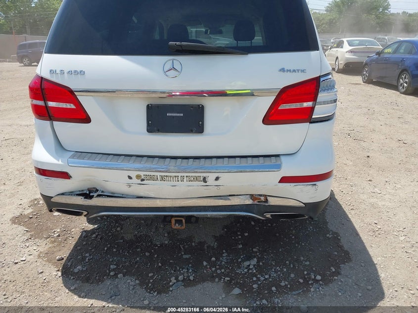 2017 Mercedes-benz Gls-klasse VIN 4JGDF6EE9HA824085 IAAI salvage auction — FRONT & REAR, Salvage (Ohio), sold $7,500 on 2026-07-30 (photo 6)