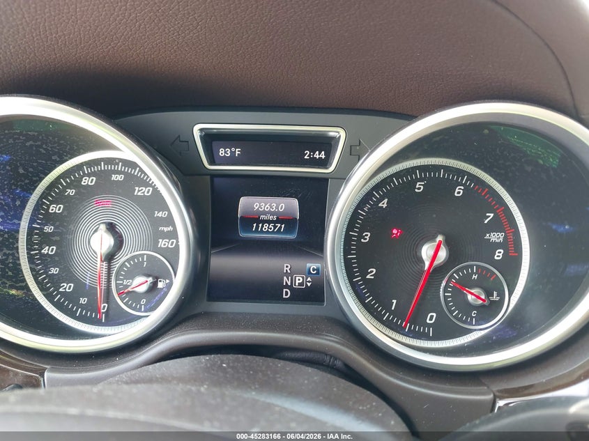 2017 Mercedes-benz Gls-klasse VIN 4JGDF6EE9HA824085 IAAI salvage auction — FRONT & REAR, Salvage (Ohio), sold $7,500 on 2026-07-30 (photo 7)