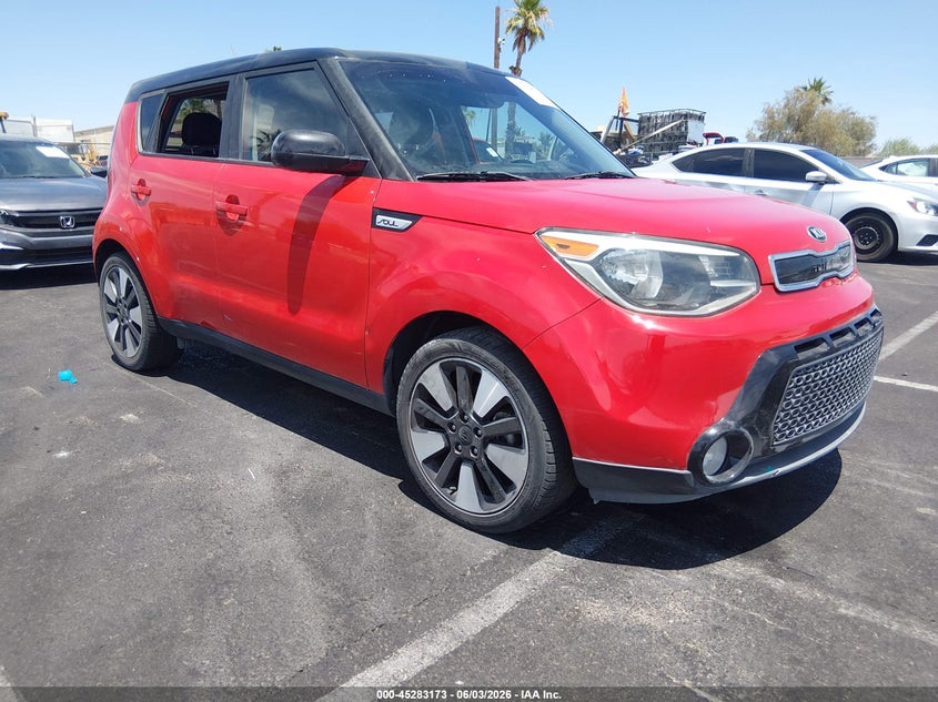 2016 Kia Soul VIN KNDJP3A51G7293663 IAAI salvage auction — RIGHT SIDE, Salvage Title, sold $875 on 2026-07-10 (photo 1)
