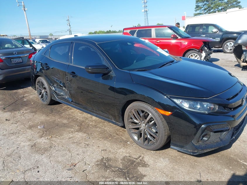2020 Honda Civic VIN SHHFK7G48LU221016 IAAI salvage auction — SIDE, Salvage Title, sold $4,950 on 2026-07-11 (photo 1)