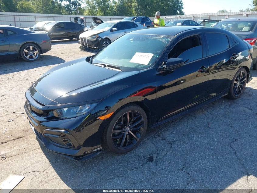 2020 Honda Civic VIN SHHFK7G48LU221016 IAAI salvage auction — SIDE, Salvage Title, sold $4,950 on 2026-07-11 (photo 2)