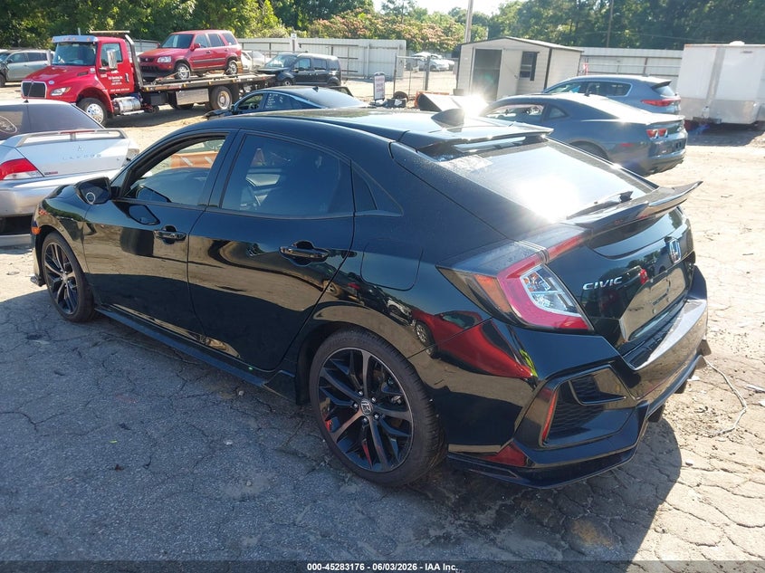 2020 Honda Civic VIN SHHFK7G48LU221016 IAAI salvage auction — SIDE, Salvage Title, sold $4,950 on 2026-07-11 (photo 3)
