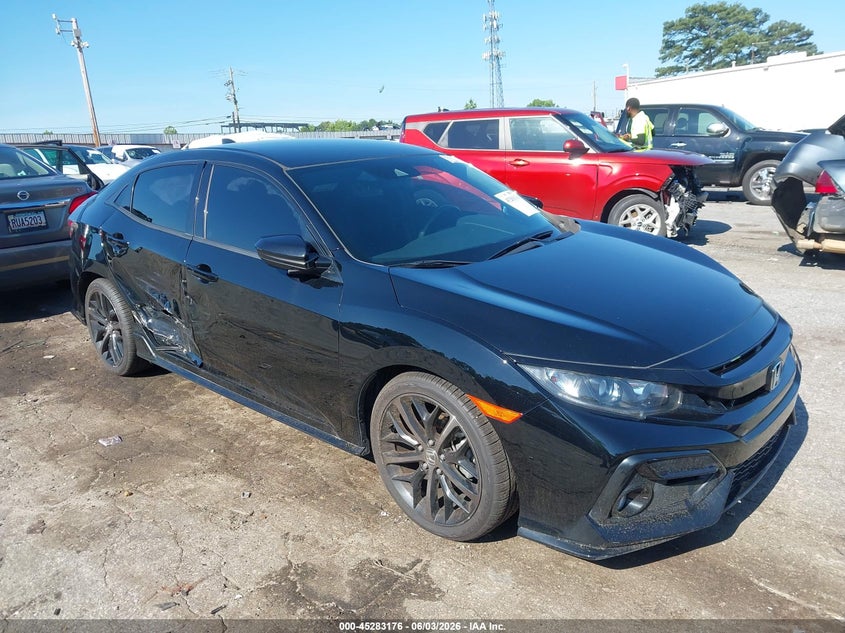 2020 Honda Civic VIN SHHFK7G48LU221016 IAAI salvage auction — SIDE, Salvage Title, sold $4,950 on 2026-07-11 (photo 6)