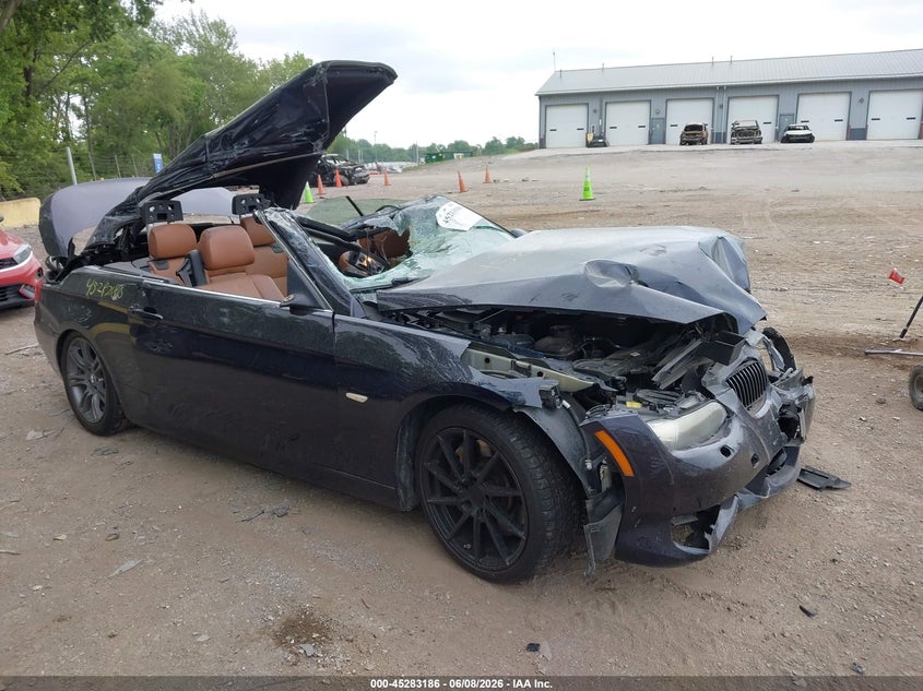 2010 BMW 3 series VIN WBAWL7C57AP475281 IAAI salvage auction — ROLLOVER, Clear (Indiana), sold $775 on 2026-07-08 (photo 1)
