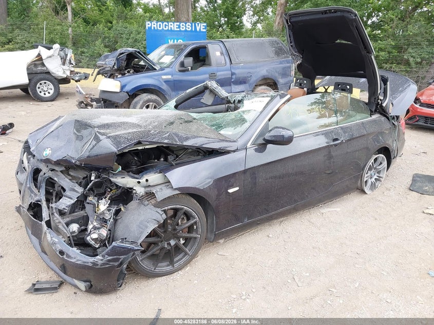 2010 BMW 3 series VIN WBAWL7C57AP475281 IAAI salvage auction — ROLLOVER, Clear (Indiana), sold $775 on 2026-07-08 (photo 2)