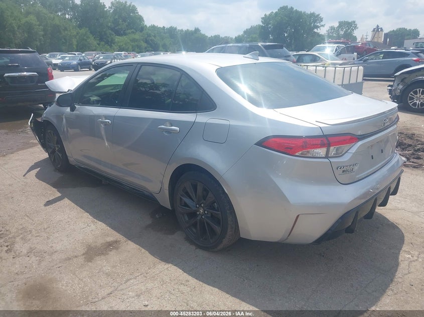 2024 Toyota Corolla VIN JTDS4MCE1RJ105584 IAAI salvage auction — FRONT END, Salvage Title, sold $6,175 on 2026-07-15 (photo 3)