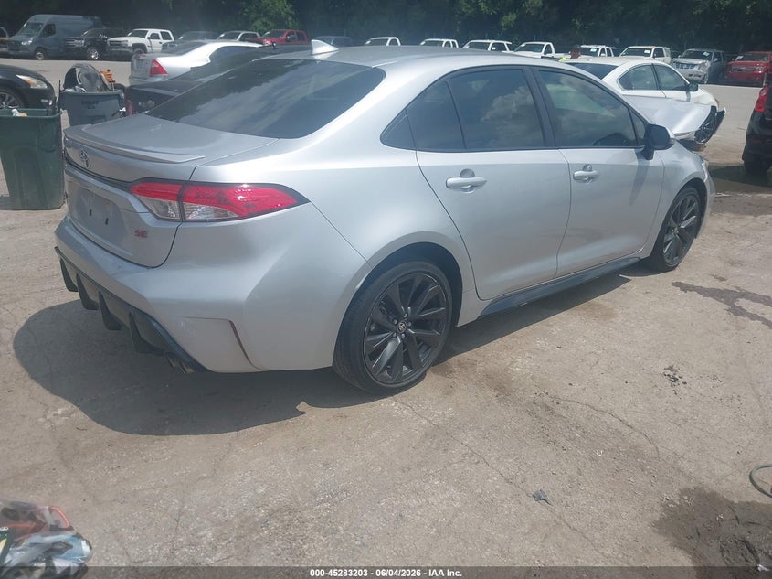 2024 Toyota Corolla VIN JTDS4MCE1RJ105584 IAAI salvage auction — FRONT END, Salvage Title, sold $6,175 on 2026-07-15 (photo 4)