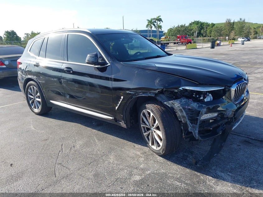 2019 BMW X3 VIN 5UXTR7C57KLF26938 IAAI salvage auction — RIGHT SIDE, Salvage Title, sold $5,300 on 2026-07-09 (photo 1)