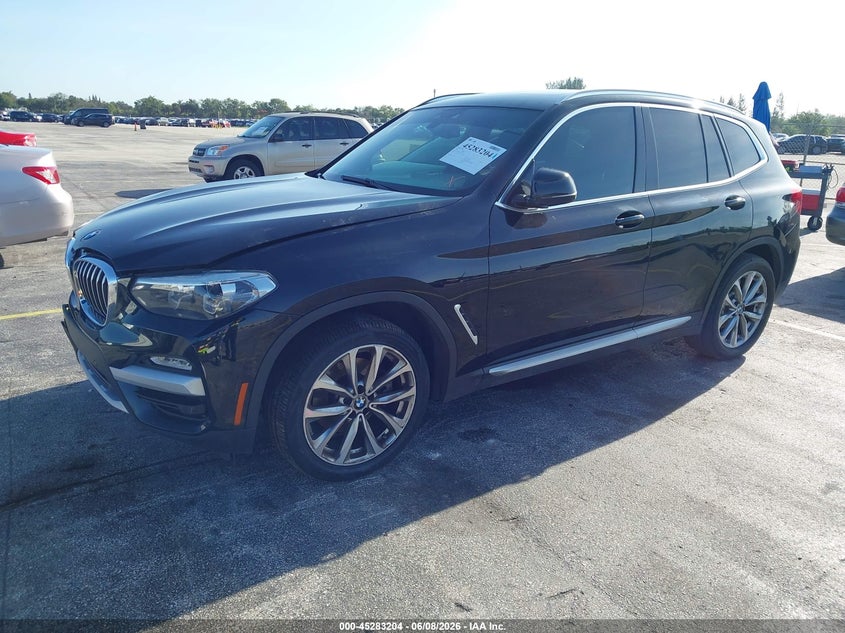 2019 BMW X3 VIN 5UXTR7C57KLF26938 IAAI salvage auction — RIGHT SIDE, Salvage Title, sold $5,300 on 2026-07-09 (photo 2)