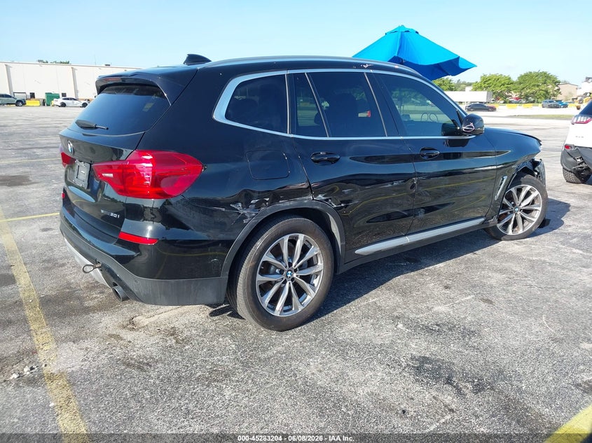 2019 BMW X3 VIN 5UXTR7C57KLF26938 IAAI salvage auction — RIGHT SIDE, Salvage Title, sold $5,300 on 2026-07-09 (photo 4)