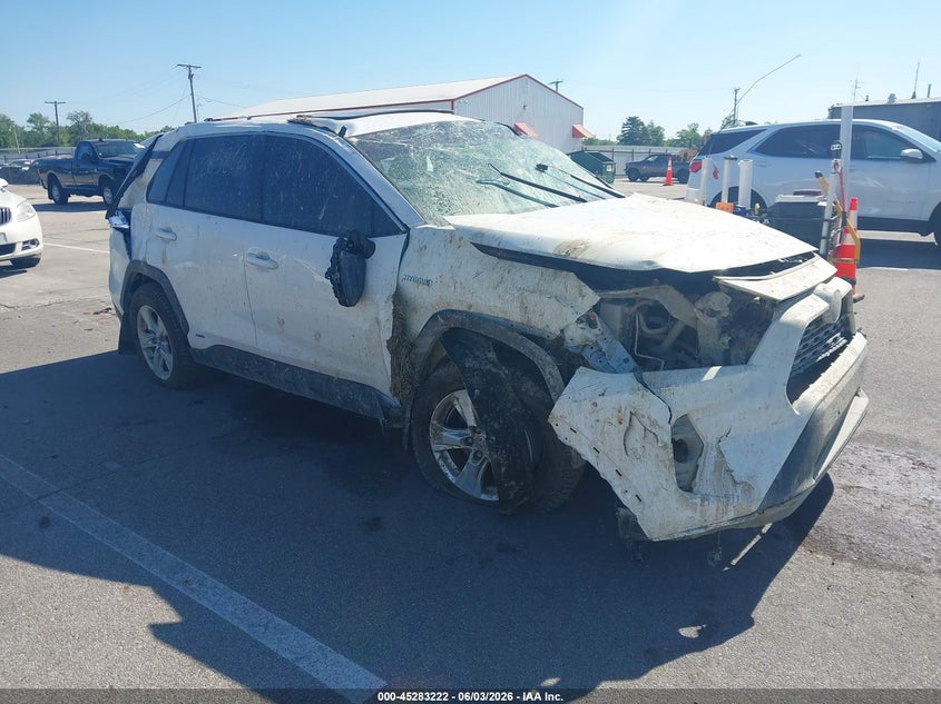 2021 Toyota Rav 4 VIN JTMRWRFV3MD125540 IAAI salvage auction — ROLLOVER, Salvage Title, sold $1,900 on 2026-07-16 (photo 1)