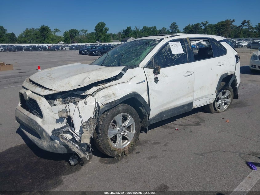 2021 Toyota Rav 4 VIN JTMRWRFV3MD125540 IAAI salvage auction — ROLLOVER, Salvage Title, sold $1,900 on 2026-07-16 (photo 2)