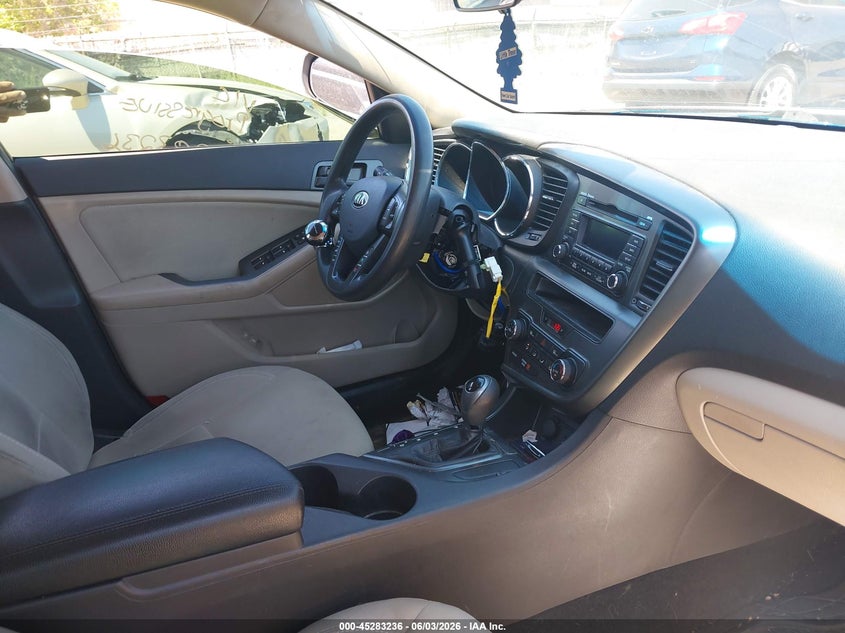 2013 Kia Optima VIN 5XXGM4A75DG123481 IAAI salvage auction — THEFT, Salvage Title, sold $700 on 2026-07-09 (photo 5)