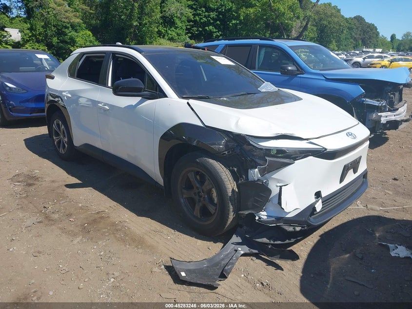 2024 Toyota Bz4x VIN JTMAAAAA5RA034991 IAAI salvage auction — FRONT END, Salvage Title, sold $9,200 on 2026-07-23 (photo 1)