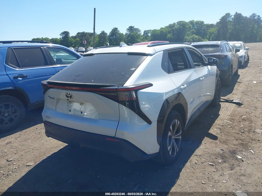 2024 Toyota Bz4x VIN JTMAAAAA5RA034991 IAAI salvage auction — FRONT END, Salvage Title, sold $9,200 on 2026-07-23 (photo 4)