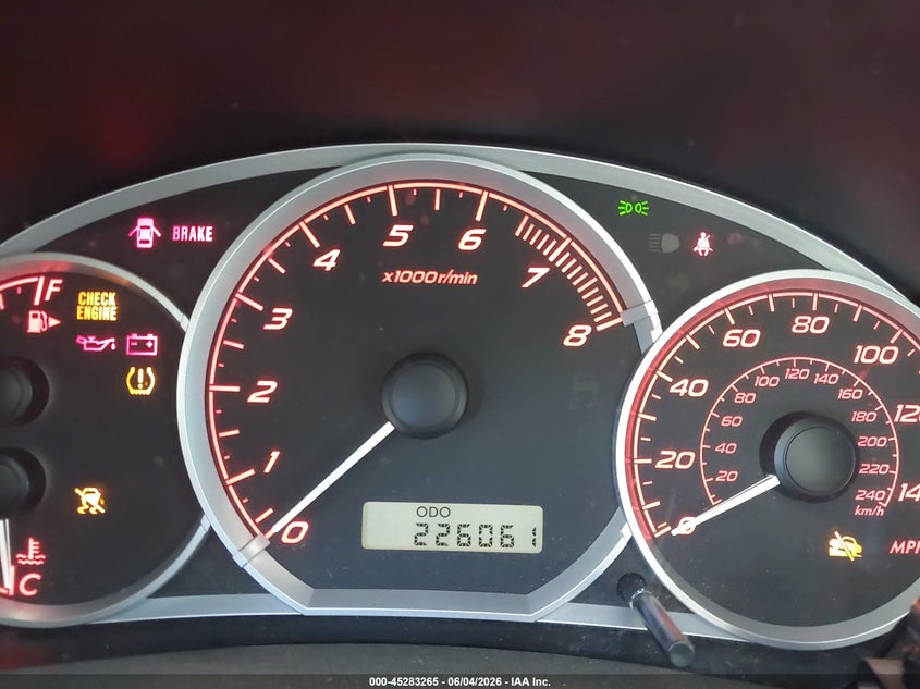 2009 Subaru Impreza VIN JF1GH76609G820424 IAAI salvage auction — FRONT END, Nrc Lienholder Repossession Paperwork (Georgia), sold $300 on 2026-07-08 (photo 7)