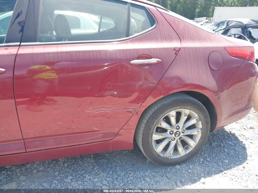 2011 Kia Optima VIN KNAGN4A76B5095217 IAAI salvage auction — LEFT SIDE, Salvage (Georgia), sold $525 on 2026-07-14 (photo 6)