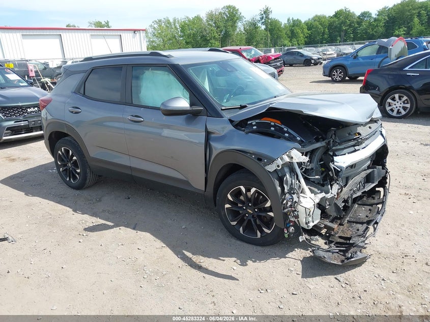 2021 Chevrolet Trailblazer VIN KL79MPSL0MB033907 IAAI salvage auction — FRONT END, Salvage Title, sold $1,500 on 2026-07-14 (photo 1)