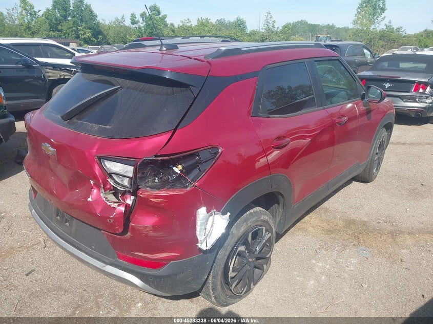 2021 Chevrolet Trailblazer VIN KL79MPS22MB074904 IAAI salvage auction — LEFT SIDE, Salvage Title, sold $25 on 2026-07-21 (photo 4)