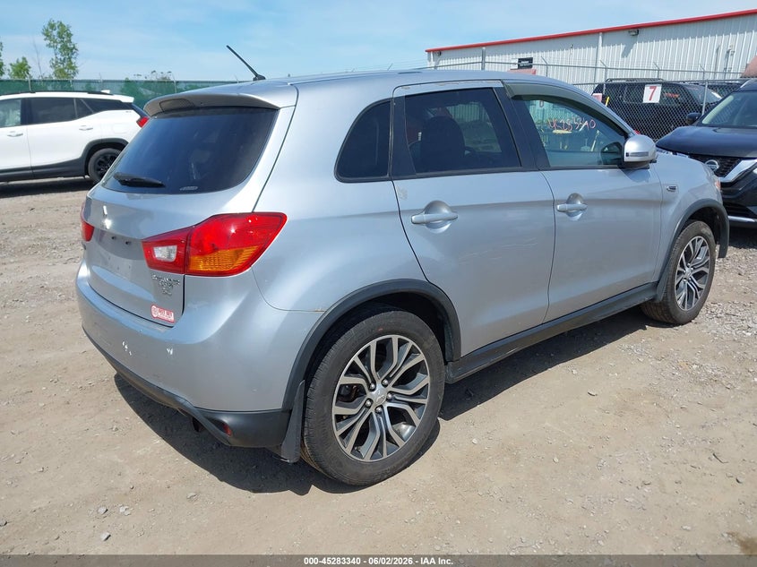 2016 Mitsubishi Outlander VIN JA4AR3AW7GZ042485 IAAI salvage auction — FRONT END, Salvage Title, sold $1,900 on 2026-07-07 (photo 4)