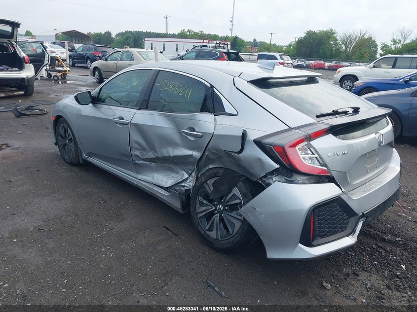 2018 Honda Civic VIN SHHFK7H59JU209011 IAAI salvage auction — LEFT REAR, Salvage (Virginia), sold $4,675 on 2026-07-28 (photo 3)