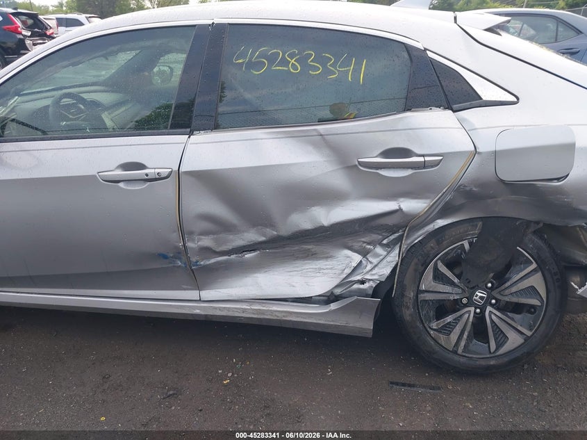 2018 Honda Civic VIN SHHFK7H59JU209011 IAAI salvage auction — LEFT REAR, Salvage (Virginia), sold $4,675 on 2026-07-28 (photo 6)