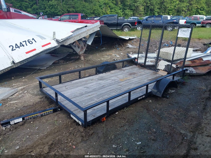 2023 Utility trailer mfg Other VIN 4YMBU1013PG055343 IAAI salvage auction — SIDE, Bos Undocumented Trailer (South Carolina), sold $400 on 2026-07-07 (photo 2)