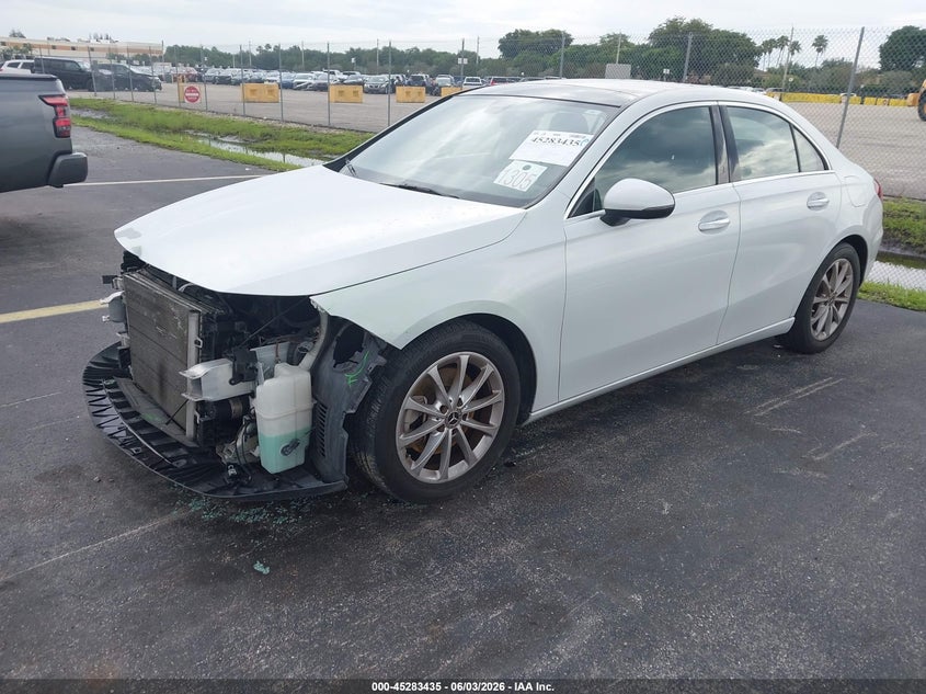 2020 Mercedes-benz A-klasse VIN WDD3G4EB5LW041774 IAAI salvage auction — FRONT END, Rebuildable (Florida), sold $5,100 on 2026-07-30 (photo 2)