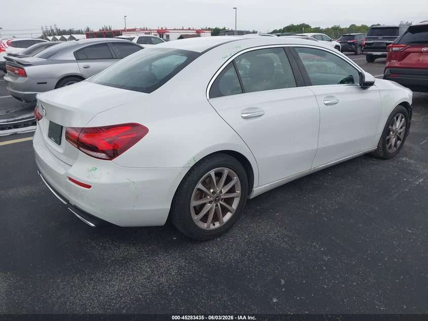 2020 Mercedes-benz A-klasse VIN WDD3G4EB5LW041774 IAAI salvage auction — FRONT END, Rebuildable (Florida), sold $5,100 on 2026-07-30 (photo 4)