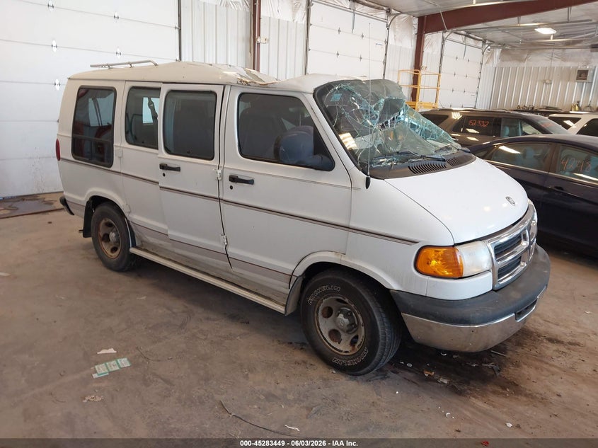 1998 Dodge Ram van VIN 2B6HB11X6WK124445 — IAAI salvage auction photo
