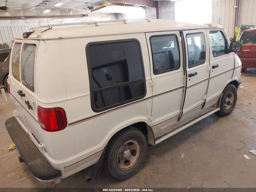 1998 Dodge Ram van VIN 2B6HB11X6WK124445 IAAI salvage auction — STORM DAMAGE, Scrap (Michigan), sold $275 on 2026-07-07 (photo 4)
