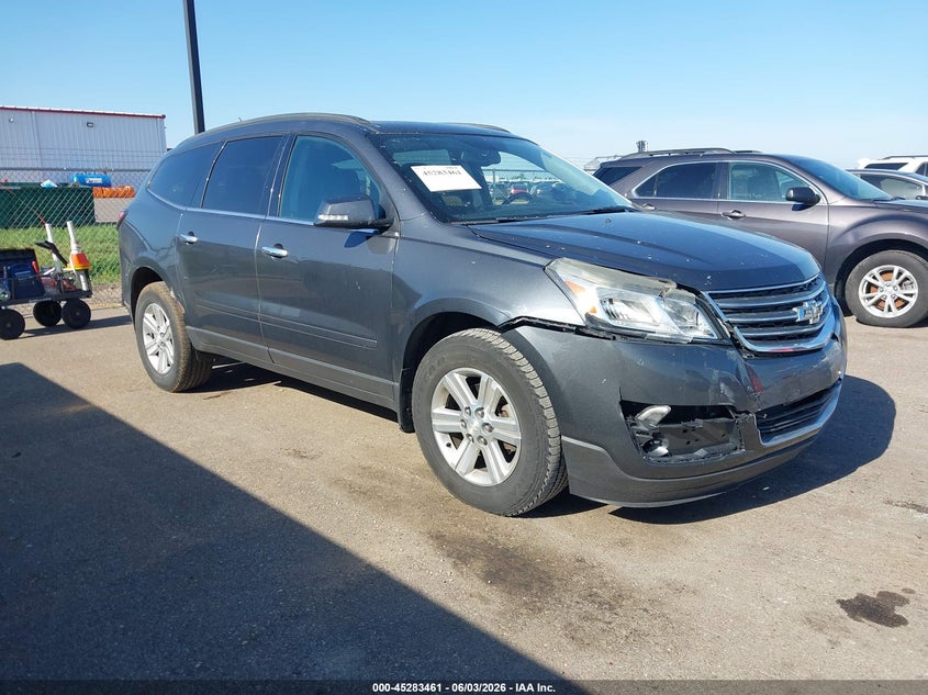 2013 Chevrolet Traverse VIN 1GNKVJKD6DJ213008 IAAI salvage auction — RIGHT FRONT, Prior Salvage (Minnesota), sold $725 on 2026-07-09 (photo 1)