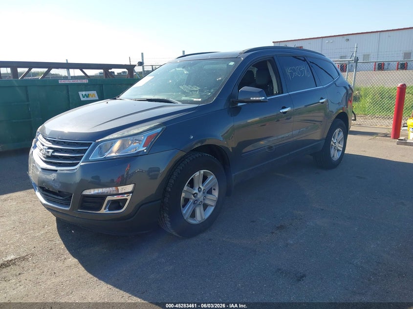 2013 Chevrolet Traverse VIN 1GNKVJKD6DJ213008 IAAI salvage auction — RIGHT FRONT, Prior Salvage (Minnesota), sold $725 on 2026-07-09 (photo 2)