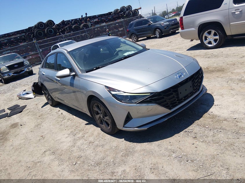 2021 Hyundai Elantra VIN 5NPLM4AG7MH028519 IAAI salvage auction — REAR END, Salvage (Georgia), sold $2,250 on 2026-07-24 (photo 1)