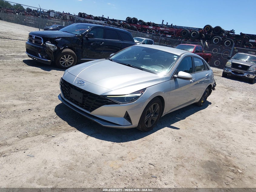 2021 Hyundai Elantra VIN 5NPLM4AG7MH028519 IAAI salvage auction — REAR END, Salvage (Georgia), sold $2,250 on 2026-07-24 (photo 2)
