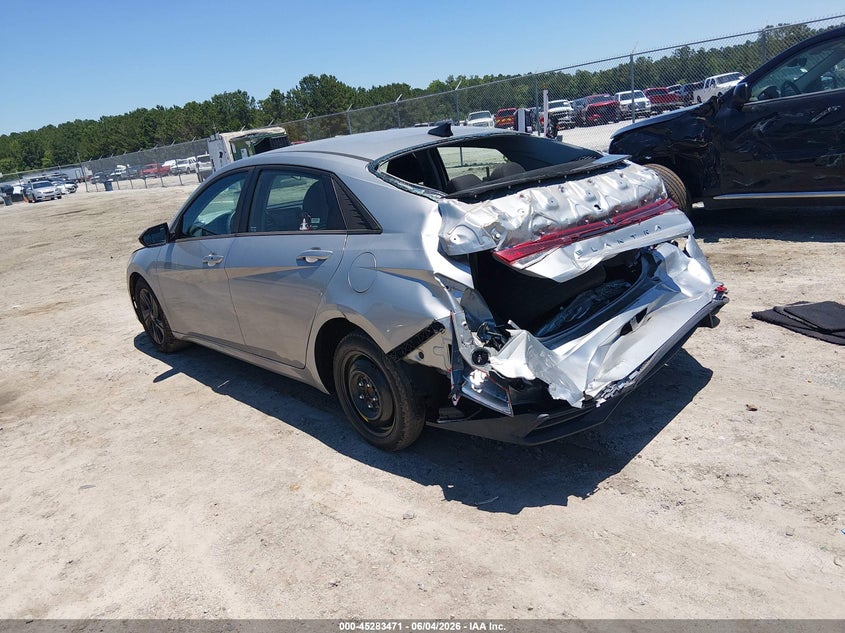 2021 Hyundai Elantra VIN 5NPLM4AG7MH028519 IAAI salvage auction — REAR END, Salvage (Georgia), sold $2,250 on 2026-07-24 (photo 3)