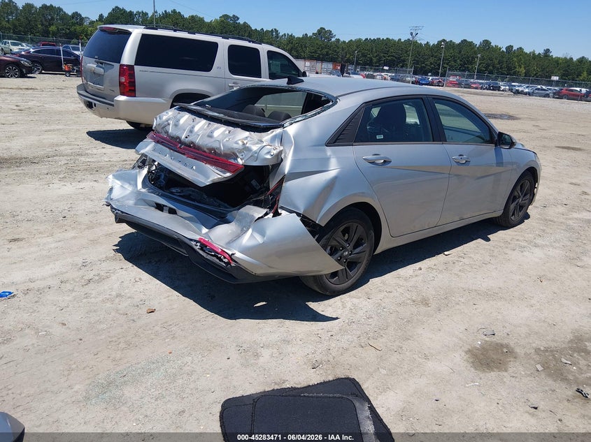 2021 Hyundai Elantra VIN 5NPLM4AG7MH028519 IAAI salvage auction — REAR END, Salvage (Georgia), sold $2,250 on 2026-07-24 (photo 4)