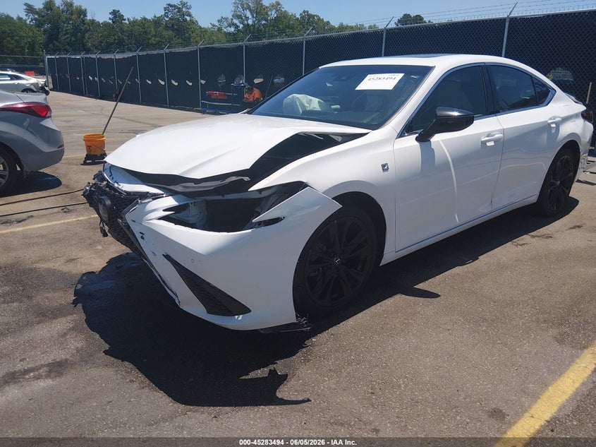 2021 Lexus ES VIN 58AHZ1B18MU094037 IAAI salvage auction — FRONT & REAR, Salvage Title, sold $9,000 on 2026-07-18 (photo 2)