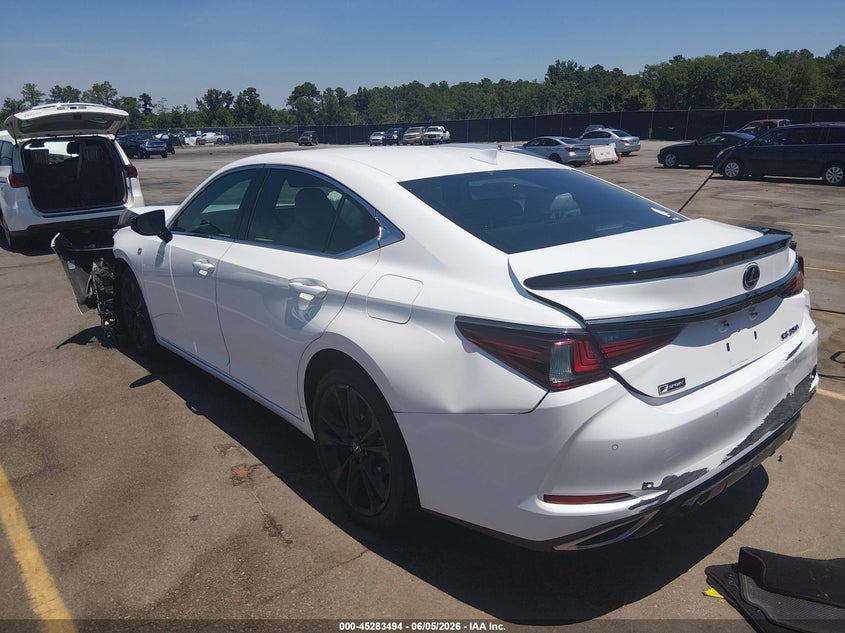 2021 Lexus ES VIN 58AHZ1B18MU094037 IAAI salvage auction — FRONT & REAR, Salvage Title, sold $9,400 on 2026-07-29 (photo 3)