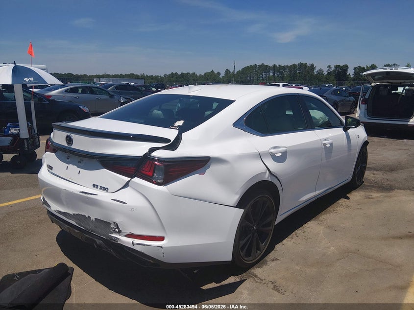 2021 Lexus ES VIN 58AHZ1B18MU094037 IAAI salvage auction — FRONT & REAR, Salvage Title, sold $9,400 on 2026-07-29 (photo 4)