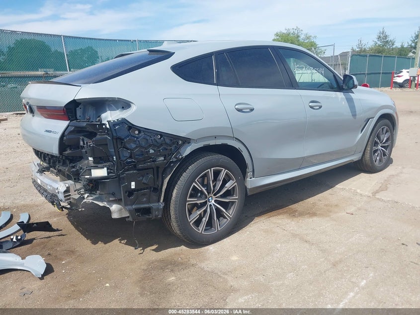 2026 BMW X6 VIN 5UX33EX0XT9312297 IAAI salvage auction — REAR END, Salvage Title, sold $58,250 on 2026-07-20 (photo 4)