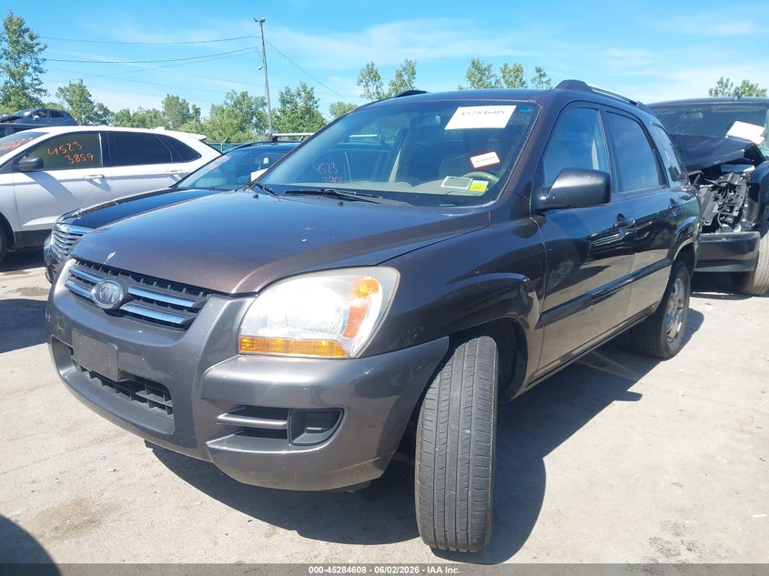 2008 Kia Sportage VIN KNDJE723287543410 IAAI salvage auction — NORMAL WEAR, Original (Ohio), sold $675 on 2026-07-14 (photo 2)