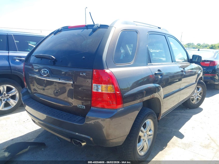 2008 Kia Sportage VIN KNDJE723287543410 IAAI salvage auction — NORMAL WEAR, Original (Ohio), sold $675 on 2026-07-14 (photo 4)