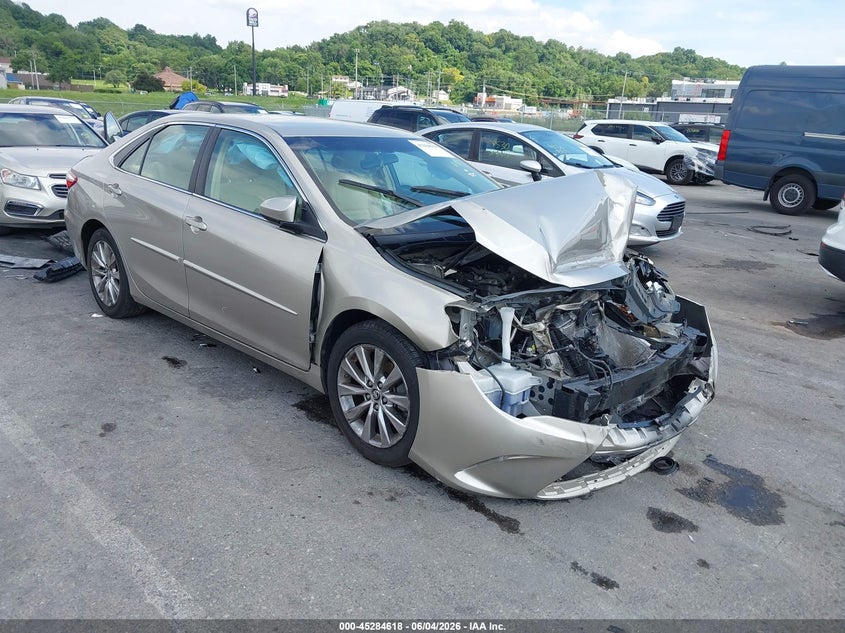 2015 Toyota Camry VIN 4T4BF1FKXFR508176 IAAI salvage auction — FRONT END, Salvage Title, sold $975 on 2026-07-26 (photo 1)