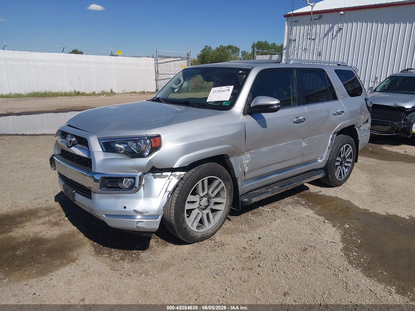 2017 Toyota 4runner VIN JTEBU5JR8H5454935 IAAI salvage auction — LEFT & RIGHT, Salvage Title, sold $8,550 on 2026-07-15 (photo 2)