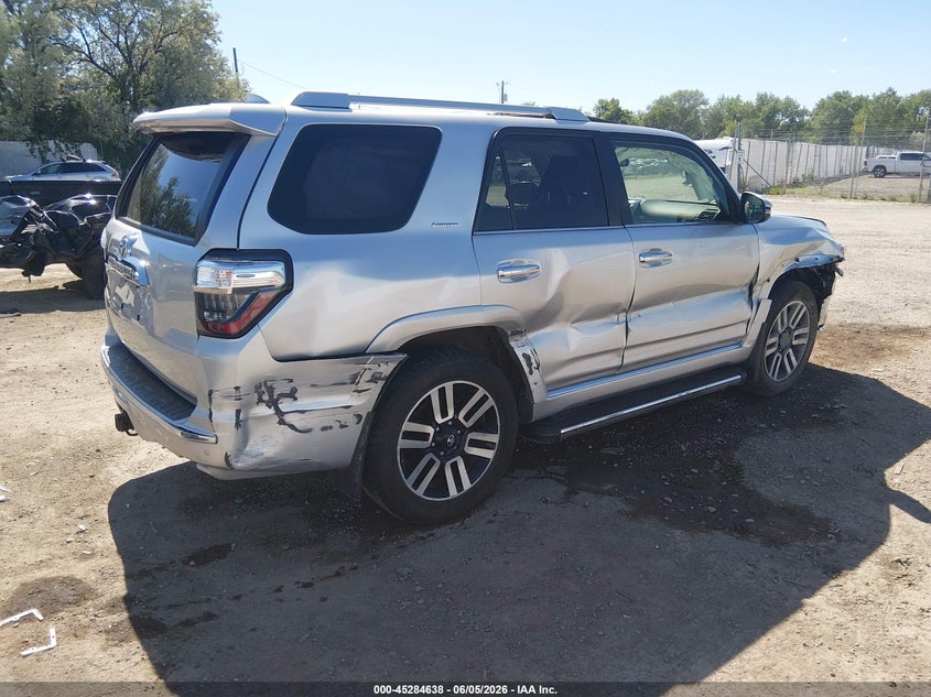 2017 Toyota 4runner VIN JTEBU5JR8H5454935 IAAI salvage auction — LEFT & RIGHT, Salvage Title, sold $8,550 on 2026-07-15 (photo 4)