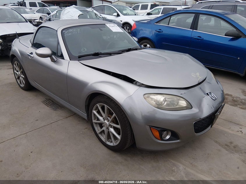 2009 Mazda Mx-5 VIN JM1NC26F490204558 IAAI salvage auction — FRONT END, Salvage (Texas), sold $1,550 on 2026-07-07 (photo 1)