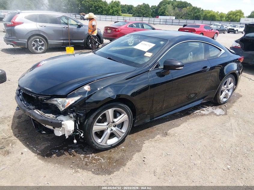 2016 Lexus Rc VIN JTHHA5BC0G5002380 IAAI salvage auction — FRONT & REAR, Clear (Arkansas), sold $5,275 on 2026-07-22 (photo 2)