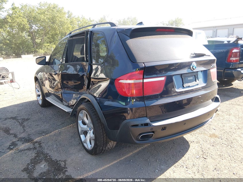 2008 BMW X5 VIN 5UXFE83508L166366 IAAI salvage auction — LEFT SIDE, Clear (Indiana), sold $475 on 2026-07-22 (photo 3)